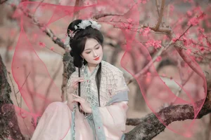 Spring Muse in Hanfu YiTuYu Art Language Vol.8879 Da Wai Wai Ge - image 34