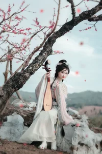 Spring Muse in Hanfu YiTuYu Art Language Vol.8879 Da Wai Wai Ge - image 17