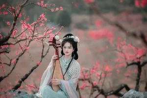 Spring Muse in Hanfu YiTuYu Art Language Vol.8879 Da Wai Wai Ge - image 32