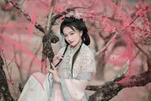 Spring Muse in Hanfu YiTuYu Art Language Vol.8879 Da Wai Wai Ge - image 24
