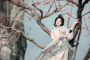 Spring Muse in Hanfu YiTuYu Art Language Vol.8879 Da Wai Wai Ge - image 29