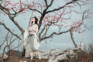 Spring Muse in Hanfu YiTuYu Art Language Vol.8879 Da Wai Wai Ge - image 35