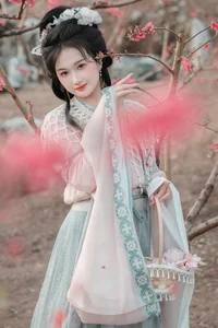 Spring Muse in Hanfu YiTuYu Art Language Vol.8879 Da Wai Wai Ge - image 20