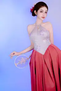 Elegant Beauty: Graceful Vietnamese Young Woman in Modern Attire with Lilies - image 4