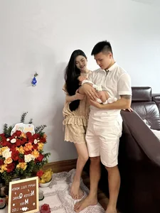 Chu Thanh Huyen Shares Adorable Photos of Her Honey-Skinned Baby Boy - image 5