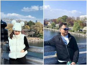 Actress Phương Oanh and Shark Bình Enjoy Romantic Getaway in Japan - image 3