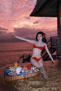 Summer Swimwear Trends: Nguyễn Thị Tuyết Showcases Stunning Bikini Fashion and Beachside Confidence - image 8