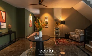 Luxury Tropical Apartment Interior Design with Bold Color Palettes - image 2