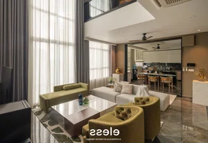 Luxury Tropical Apartment Interior Design with Bold Color Palettes - image 13