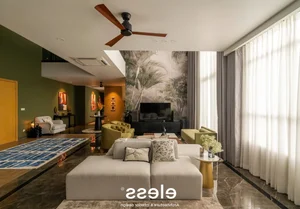Luxury Tropical Apartment Interior Design with Bold Color Palettes - image 12
