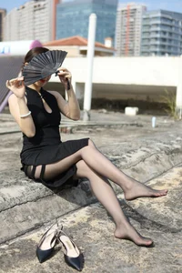 Xiao Jie Rooftop Qipao Show IESS Chinese Model Photography Gallery - image 30