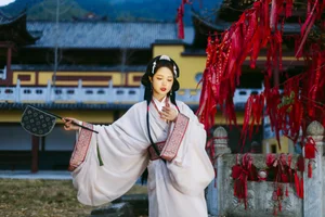 Beautiful Traditional Chinese Aesthetics: Qi Qi RY in Warring States Period Robe - YiTuYu Art Language Vol.9054 Collection - image 3