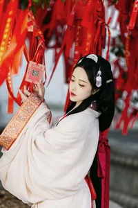 Beautiful Traditional Chinese Aesthetics: Qi Qi RY in Warring States Period Robe - YiTuYu Art Language Vol.9054 Collection - image 2