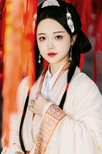Beautiful Traditional Chinese Aesthetics: Qi Qi RY in Warring States Period Robe - YiTuYu Art Language Vol.9054 Collection - image 8