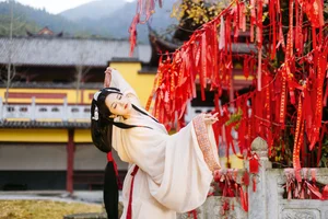 Beautiful Traditional Chinese Aesthetics: Qi Qi RY in Warring States Period Robe - YiTuYu Art Language Vol.9054 Collection - image 11