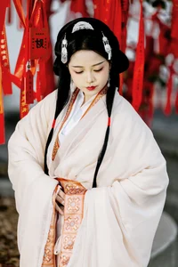 Beautiful Traditional Chinese Aesthetics: Qi Qi RY in Warring States Period Robe - YiTuYu Art Language Vol.9054 Collection - image 6