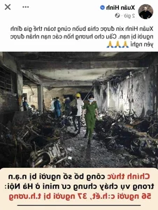 Vietnamese Celebrities Mourn Tragic Fire: MC Thanh Trung Joins Search Efforts - image 2