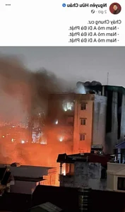 Vietnamese Celebrities Mourn Tragic Fire: MC Thanh Trung Joins Search Efforts - image 8