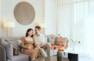 Actress Lan Phuong Celebrates Happy Family Life with 2-Meter Tall Husband and New Baby - image 1