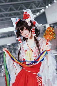 Ethereal Reimu Cosplay by Hua Qi Hana at Firefly Comic-Con Part01 - image 5