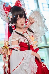 Ethereal Reimu Cosplay by Hua Qi Hana at Firefly Comic-Con Part01 - image 26