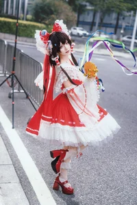 Ethereal Reimu Cosplay by Hua Qi Hana at Firefly Comic-Con Part01 - image 30