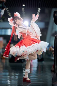 Ethereal Reimu Cosplay by Hua Qi Hana at Firefly Comic-Con Part01 - image 18