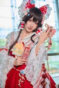 Ethereal Reimu Cosplay by Hua Qi Hana at Firefly Comic-Con Part01 - image 25