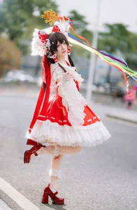 Ethereal Reimu Cosplay by Hua Qi Hana at Firefly Comic-Con Part01 - image 2