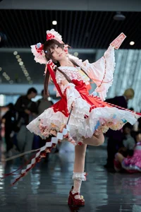 Ethereal Reimu Cosplay by Hua Qi Hana at Firefly Comic-Con Part01 - image 21