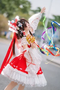 Ethereal Reimu Cosplay by Hua Qi Hana at Firefly Comic-Con Part01 - image 3