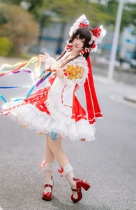 Ethereal Reimu Cosplay by Hua Qi Hana at Firefly Comic-Con Part01 - image 13