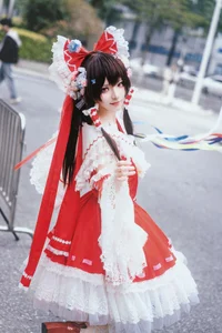 Ethereal Reimu Cosplay by Hua Qi Hana at Firefly Comic-Con Part01 - image 29