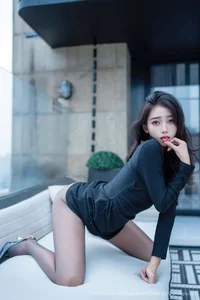 Elegant Glamour Photography: Shi An An in XingYan Star Face Vol.426 – A Stunning Black Lingerie Portrait Collection for Fashion Inspiration - image 10