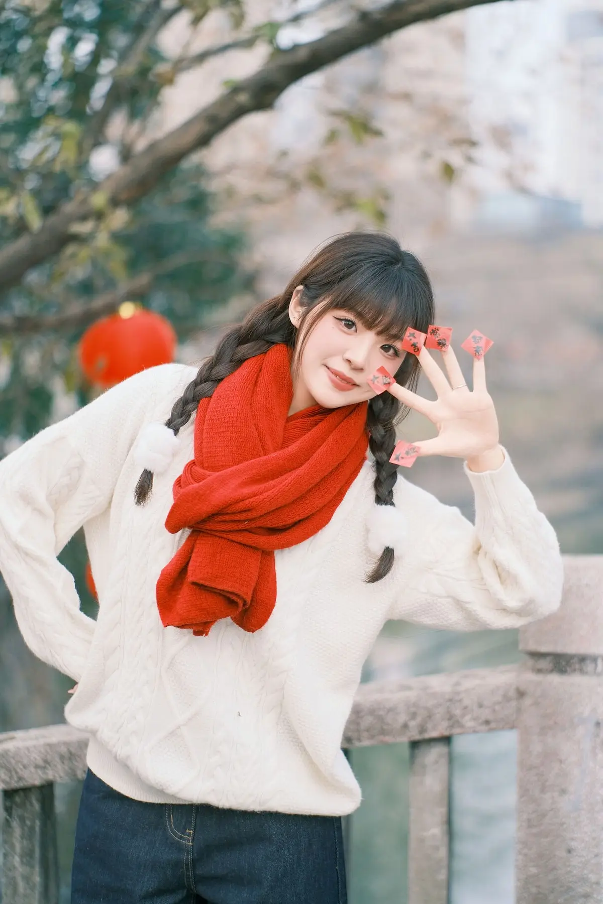 YiTuYu Vol.8562: Sai Xi Xi Li Ma Radiates Festive Charm in Warm Winter Style