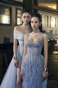 Lương Thùy Linh and Thanh Thuy Stun in Morning Dew-Inspired Gowns - image 7