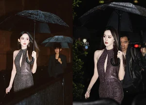 Gulnazar Stuns at Tom Ford Milan Fashion Week Show - image 1