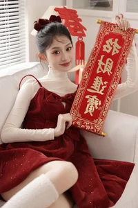 YiTuYu Art Language Vol.6319: Intimate Portraits of Xiao Dou Dou Yao Bao Fu in Soft Light - image 21