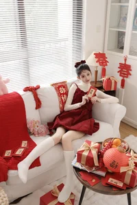 YiTuYu Art Language Vol.6319: Intimate Portraits of Xiao Dou Dou Yao Bao Fu in Soft Light - image 9