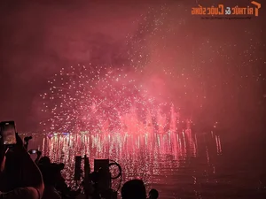 Spectacular Displays at Da Nang International Fireworks Festival 2024: Vietnam Home Team Shines with Improved Artistry and Performance - image 5