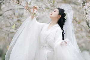 Ethereal Beauty of Sui Sui Ru Yi in YiTuYu Art Language Vol.8880 Amidst Blossoms - image 0