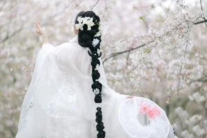 Ethereal Beauty of Sui Sui Ru Yi in YiTuYu Art Language Vol.8880 Amidst Blossoms - image 6