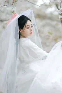 Ethereal Beauty of Sui Sui Ru Yi in YiTuYu Art Language Vol.8880 Amidst Blossoms - image 7