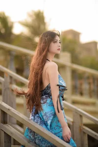 Elegant Portraits in YiTuYu Art Language Vol.4808 with Zhao Xiao Ya - image 5