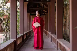 Graceful Vietnamese Traditional Ao Dai: Timeless Elegance 1000024747 - image 9
