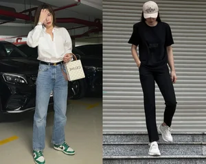 4 Vietnamese Style Icons Who Master the Art of Styling Flat Shoes for a Height-Boosting Look - image 7