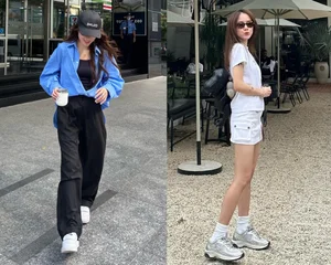 4 Vietnamese Style Icons Who Master the Art of Styling Flat Shoes for a Height-Boosting Look - image 4