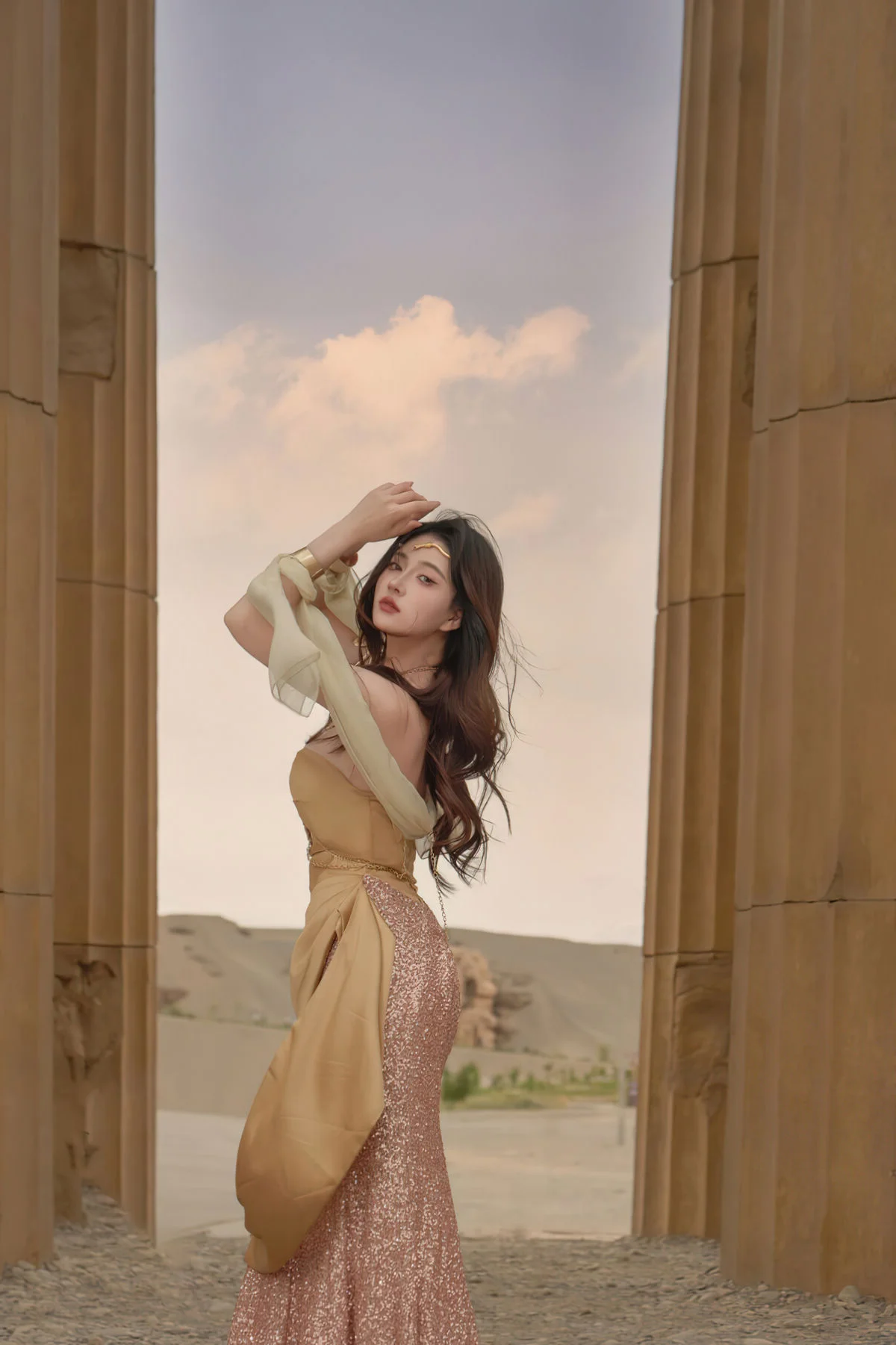 Ethereal Grace: Nnian’s Breathtaking Journey Through The Sacred Ruins Fantasy