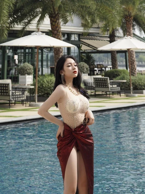 Famous ID Photo Hot Girl Sparks Online Controversy with Bold Outfits