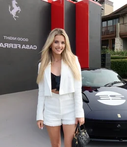 Lindsay Brewer's Monochromatic Style: Elegant Fashion Choices of the World's Most Captivating Racer - image 3